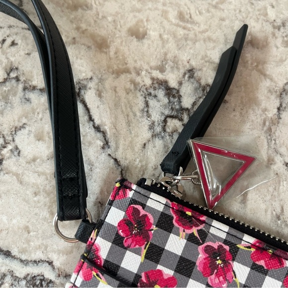 Guess Black and Pink Clutch with Wristlet - Picture 4 of 5